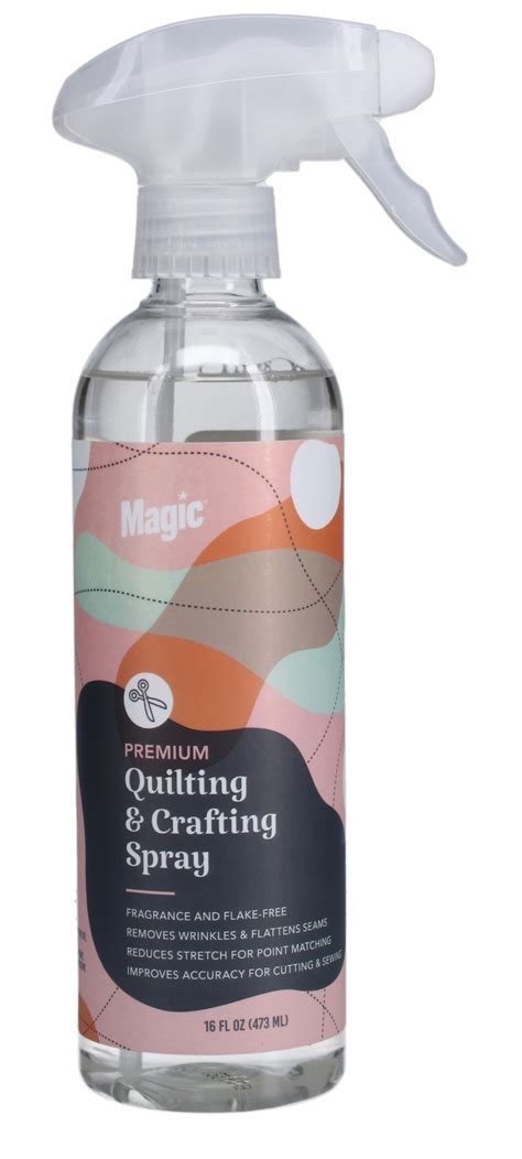 Magic quilting and crafting spray